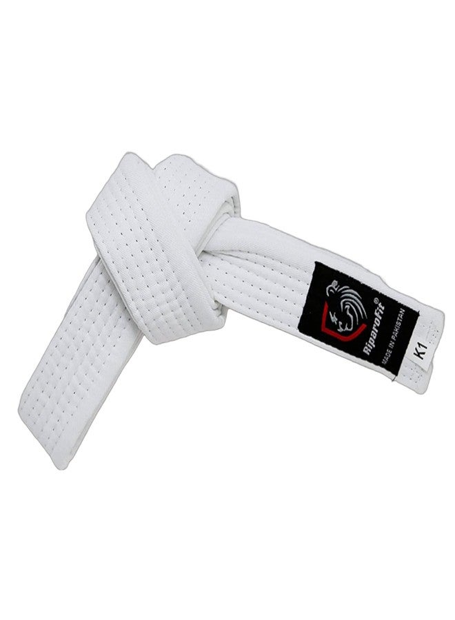 RiparoFit Brazilian Jiu Jitsu BJJ Pro Belts (White, A3) - Image 1